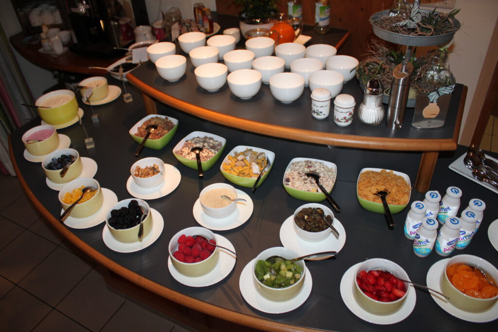 Frühstücksbuffet im Hotel Lachnerhof