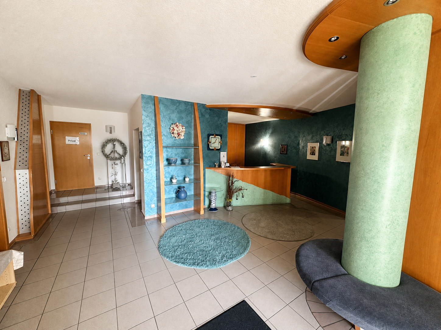 Reception area at Hotel Lachnerhof